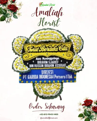 Papan Bunga Duka di Salekoe