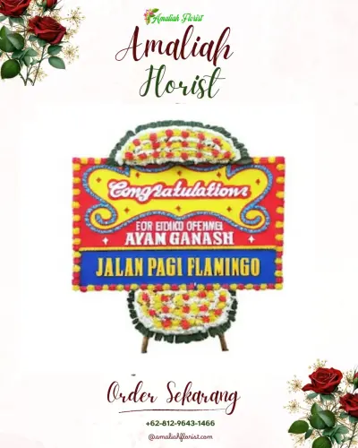 Bunga Papan Congratulation di Salekoe